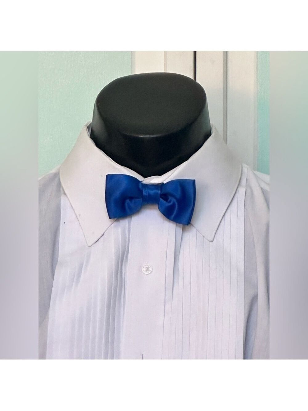 Royal Blue Wedding Prom Tuxedo Pre Tied clip on Bow tie bowtie kids boys